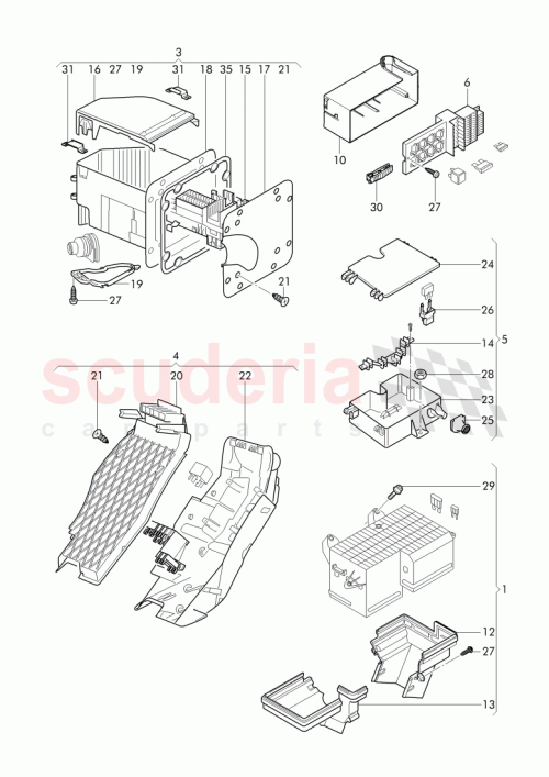 Part Diagram for Bentley 3D2 937 118 E