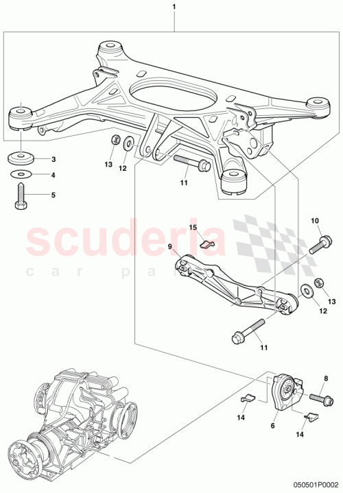 Part Diagram for Bentley 3W7 505 235 E