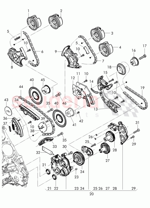Part Diagram for Bentley 079 109 469 AM