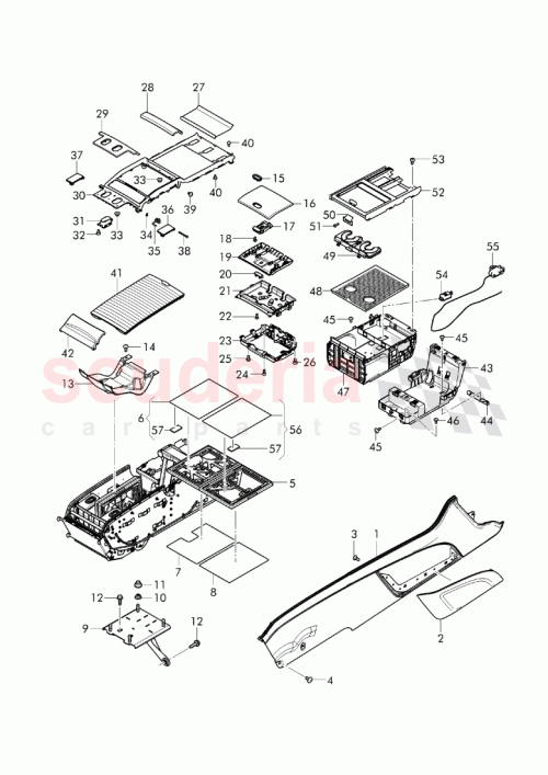 Part Diagram for Bentley 3Y0 857 328 A