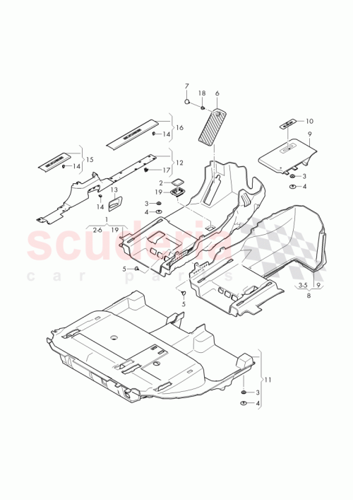 Part Diagram for Bentley 3W0864215