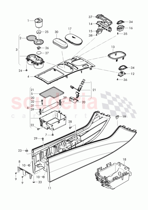 Part Diagram for Bentley 3W3 863 243 J