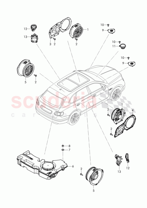 Part Diagram for Bentley 36A 035 209
