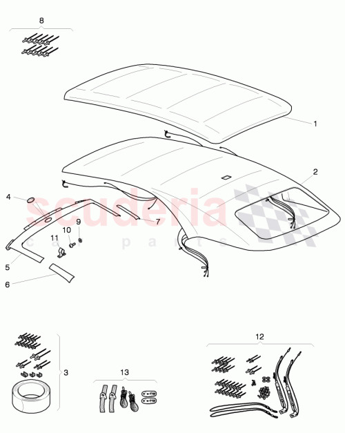 Part Diagram for Bentley 3W7871261A