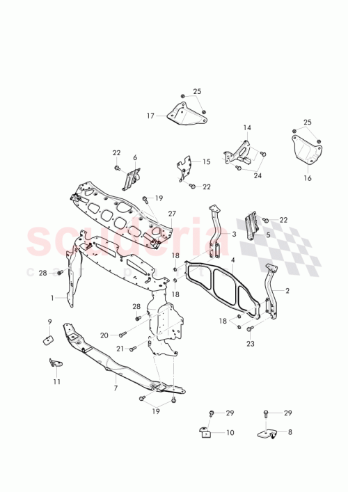 Part Diagram for Bentley 3W0 804 415 C