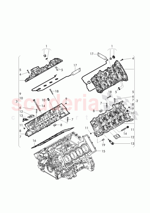 Part Diagram for Bentley 079 103 063 DB