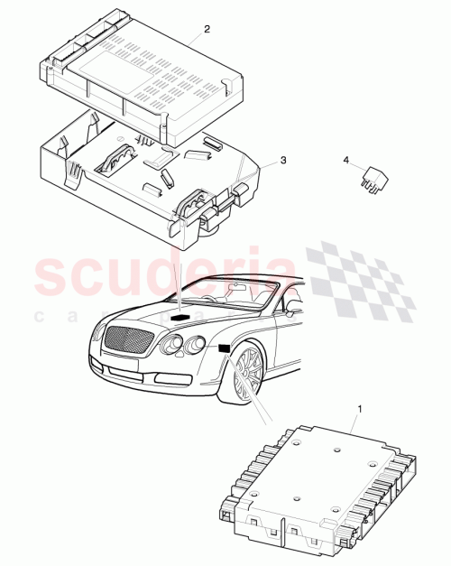 Part Diagram for Bentley 3D0 937 049 Q