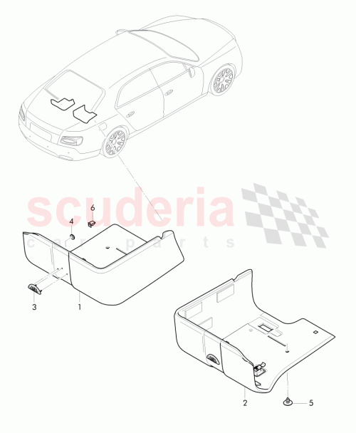 Part Diagram for Bentley 4W0 854 818 C