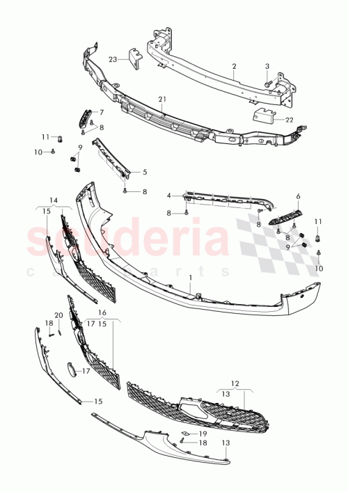 Part Diagram for Bentley 4W0 807 648 S