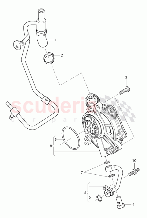 Part Diagram for Bentley 079 115 223 B