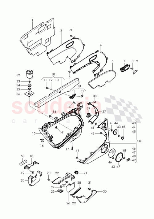 Part Diagram for Bentley 3Y5 867 221 L
