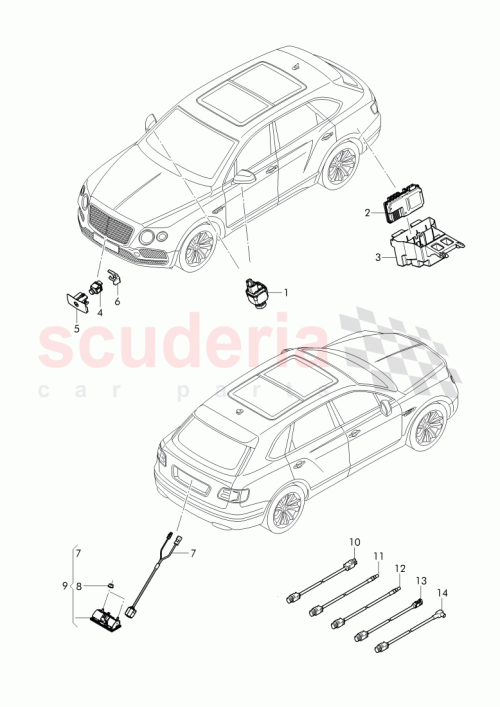 Part Diagram for Bentley 5Q0 980 546 A
