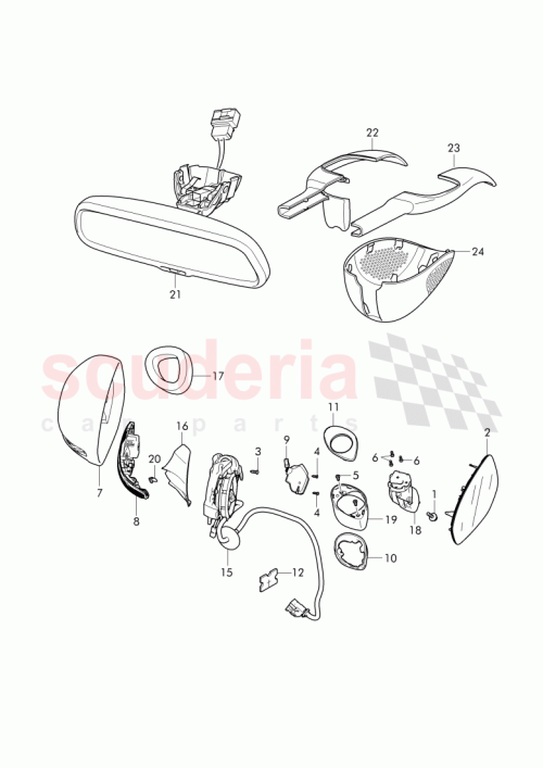 Part Diagram for Bentley 3W3 857 085 E