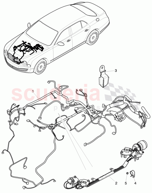 Part Diagram for Bentley 3Y0 971 078 E