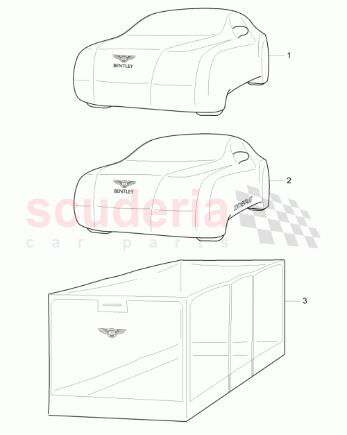 Part Diagram for Bentley 3W8 861 985 F