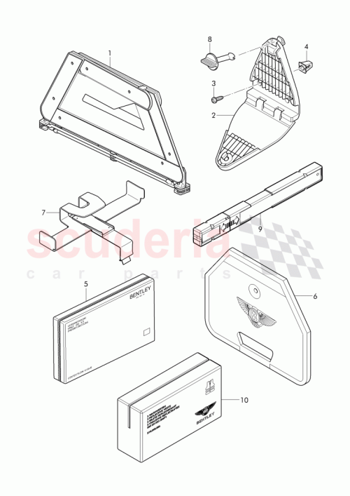 Part Diagram for Bentley A3W0860265A