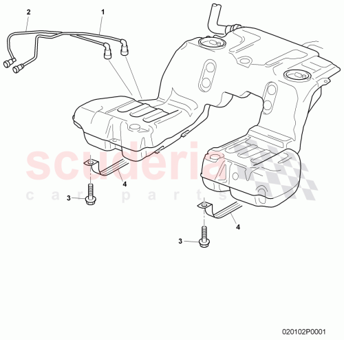 Part Diagram for Bentley 3D0201293G