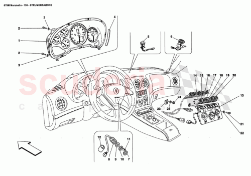 Part Diagram for Ferrari 211860