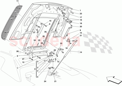 Part Diagram for Ferrari 11625524