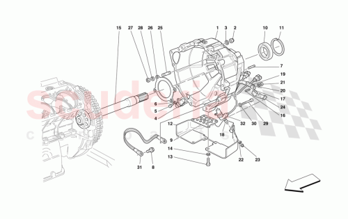Part Diagram for Ferrari 154485
