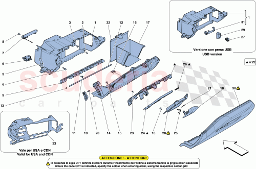 Part Diagram for Ferrari 86184600