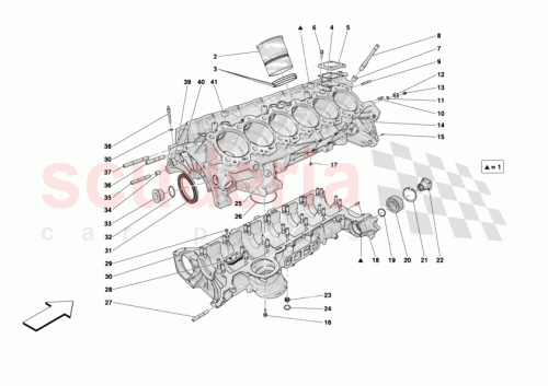 Part Diagram for Ferrari 915159