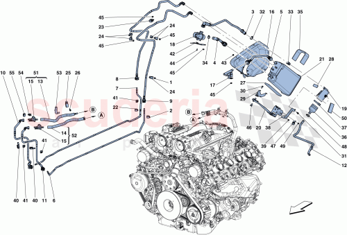 Part Diagram for Ferrari 304461