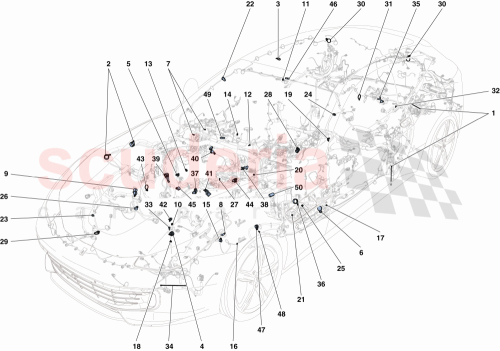 Part Diagram for Ferrari 303138