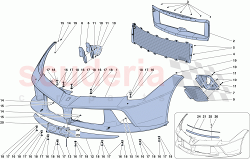 Part Diagram for Ferrari 13550278