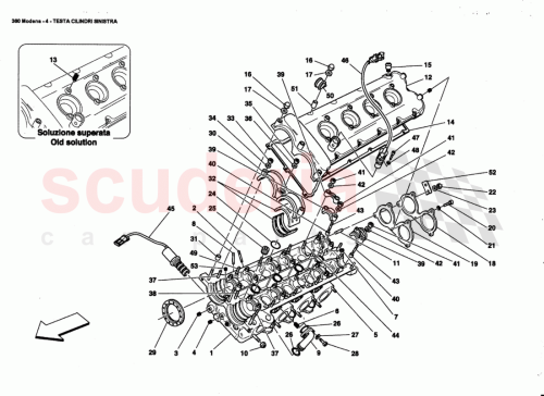 Part Diagram for Ferrari 177055