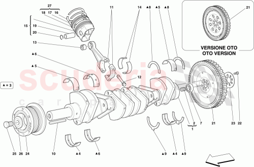 Part Diagram for Ferrari 173489