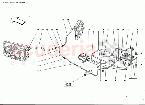 Part Diagram for Ferrari 196474