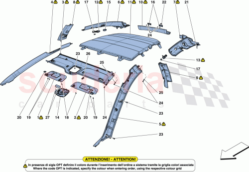 Part Diagram for Ferrari 804166