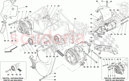 Part Diagram for Ferrari 212430