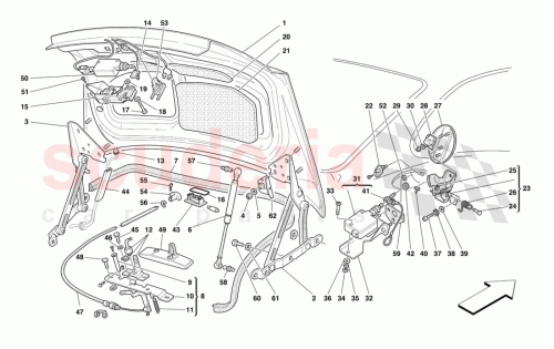 Part Diagram for Ferrari 63716300