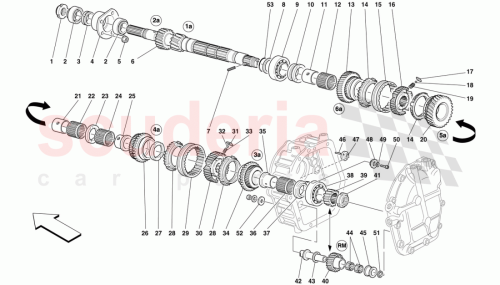 Part Diagram for Ferrari 156909