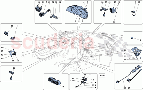 Part Diagram for Ferrari 14227474