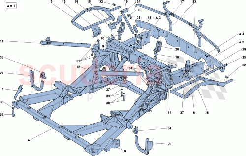 Part Diagram for Ferrari 86439300