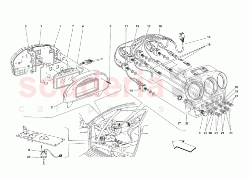 Part Diagram for Ferrari 197012