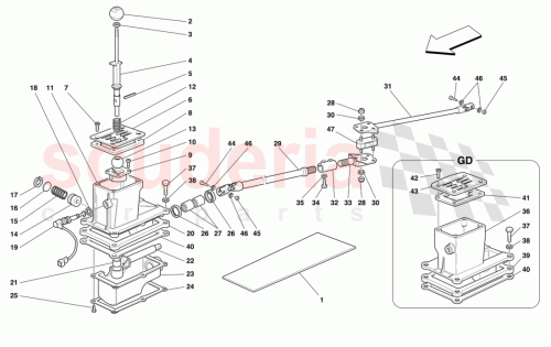 Part Diagram for Ferrari 175111