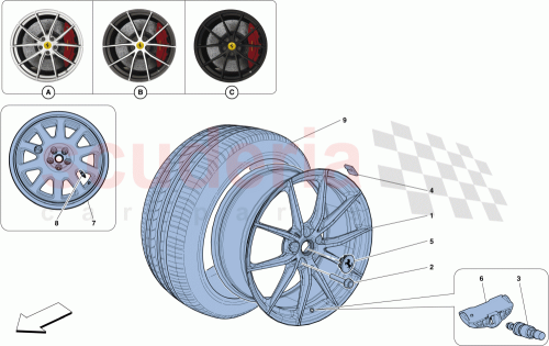 Part Diagram for Ferrari 323605