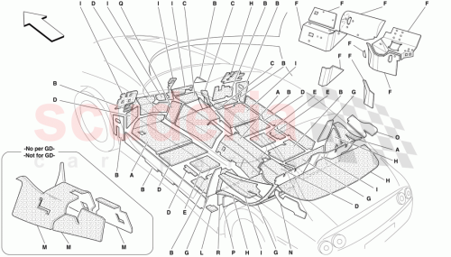 Part Diagram for Ferrari 64085200
