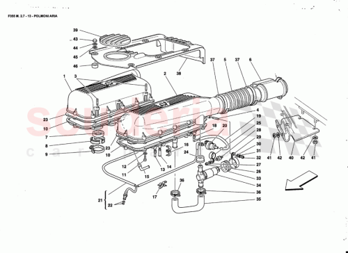 Part Diagram for Ferrari 160829