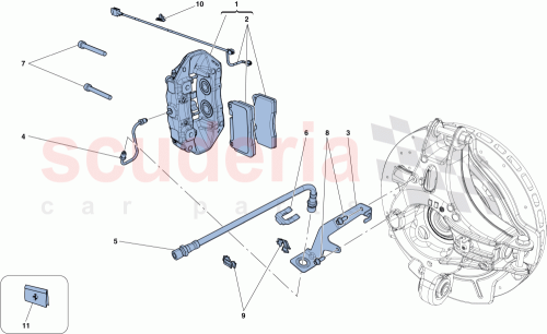 Part Diagram for Ferrari 311680