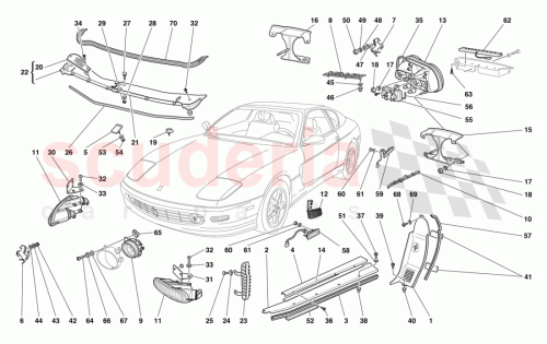 Part Diagram for Ferrari 360500980