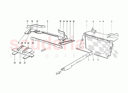 Part Diagram for Ferrari 61664800