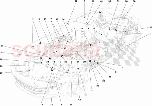 Part Diagram for Ferrari 303508