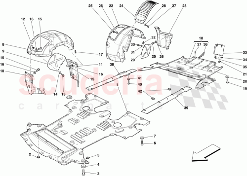Part Diagram for Ferrari 83257100