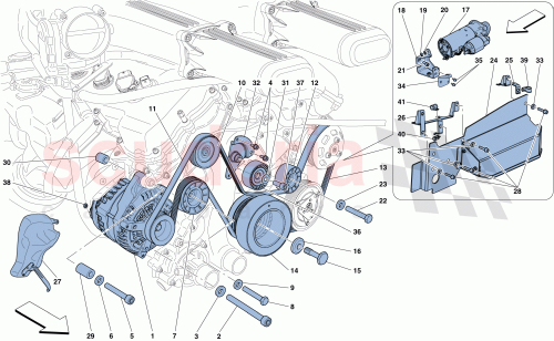 Part Diagram for Ferrari 258137