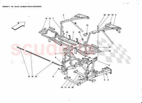 Part Diagram for Ferrari 65402500